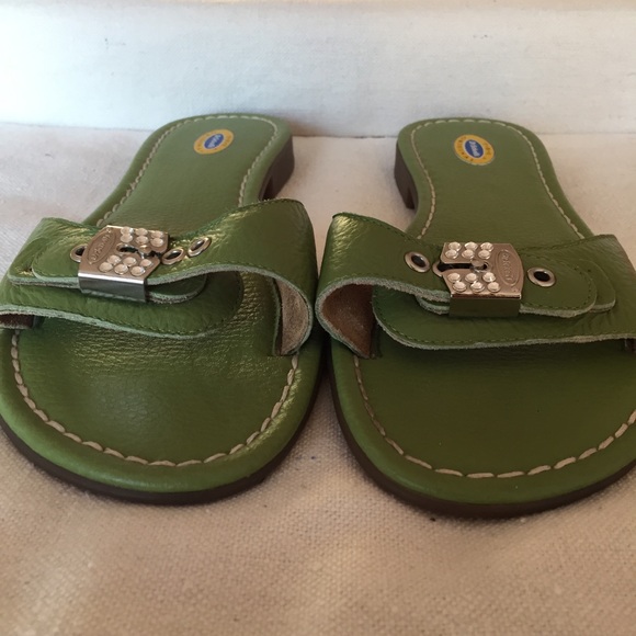 ✨Host Pick✨Orig. Dr. Scholls Green Leather Sandal - Picture 5 of 8
